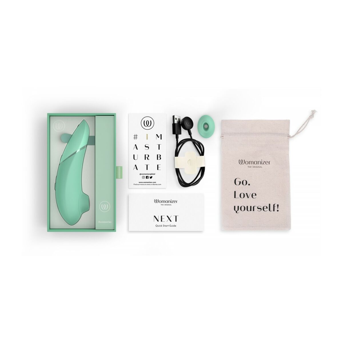 Vibrator Womanizer WOM180-GREEN Zelena